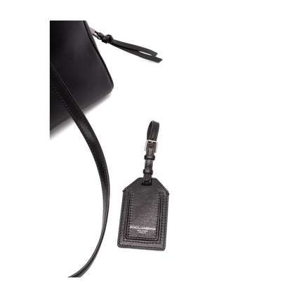 Vittoria Medium Calfskin Top Handle Bag - Black