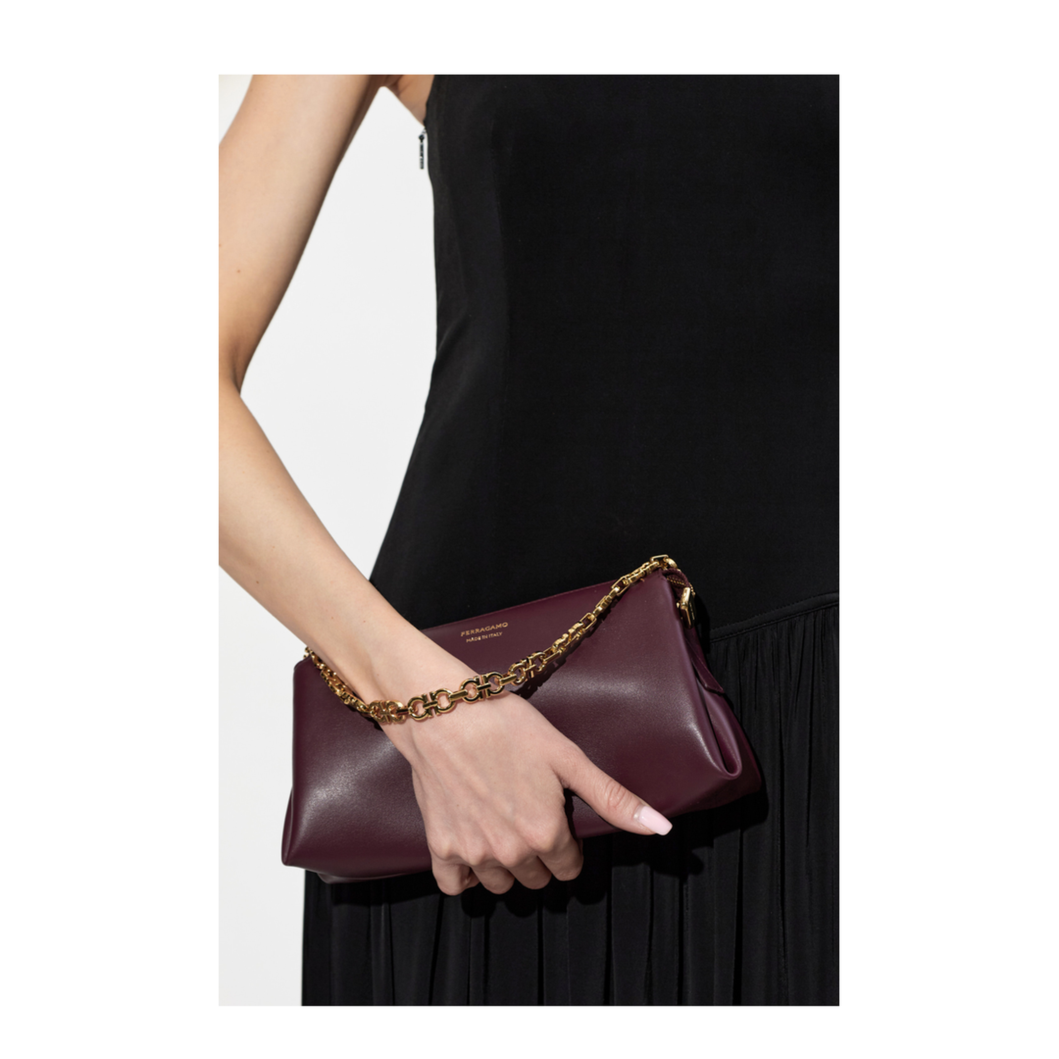 MAYFEYR - Ferragamo - Leather Shoulder Bag - 221076CROSSBODY790051PLUM
