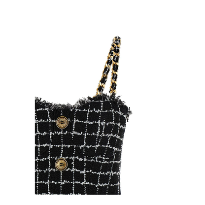 Tweed Dress Chain Straps