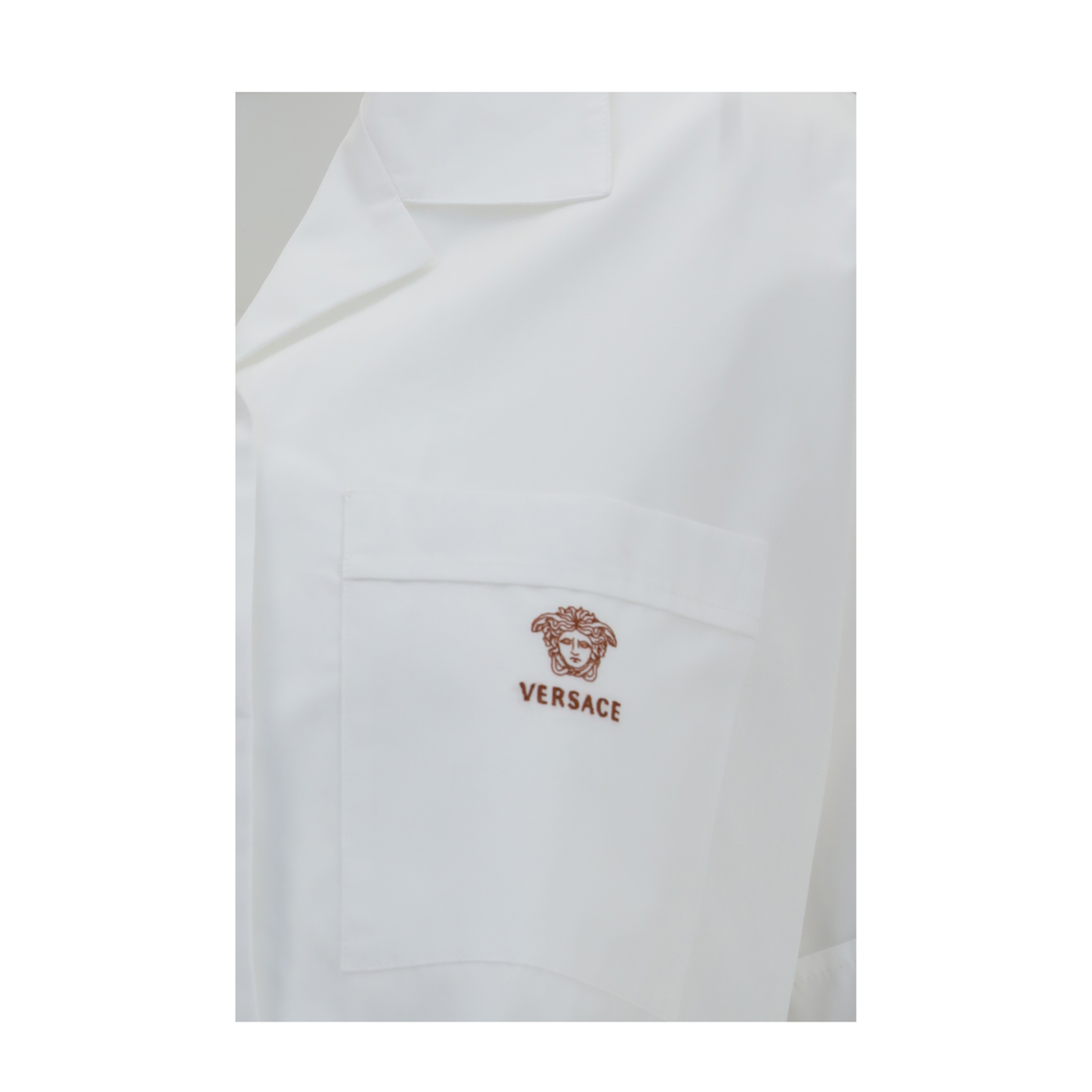 MAYFEYR - Versace - Cropped Cotton Poplin Shirt - 10256801A138781W000