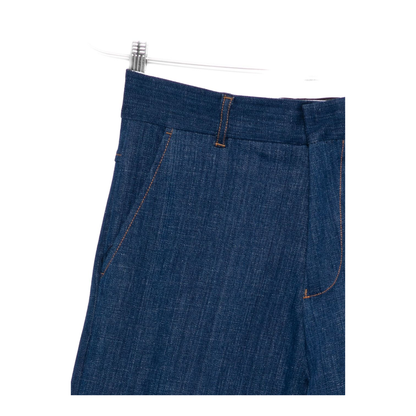 Denim Cotton Jeans In Blue