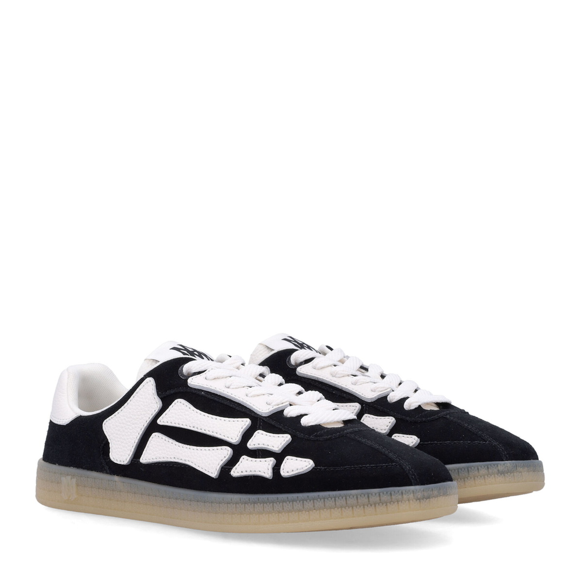 Pacific Bones Black Low Top Sneakers