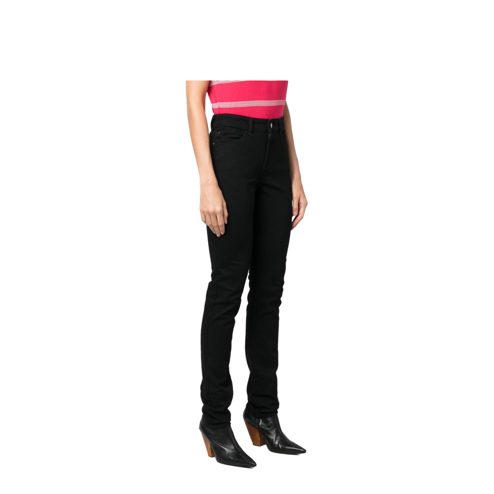 High-rise Skinny-leg Jeans in Comfort Denim