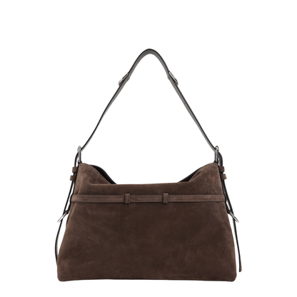Medium Voyou Shoulder Bag Ebony Brown