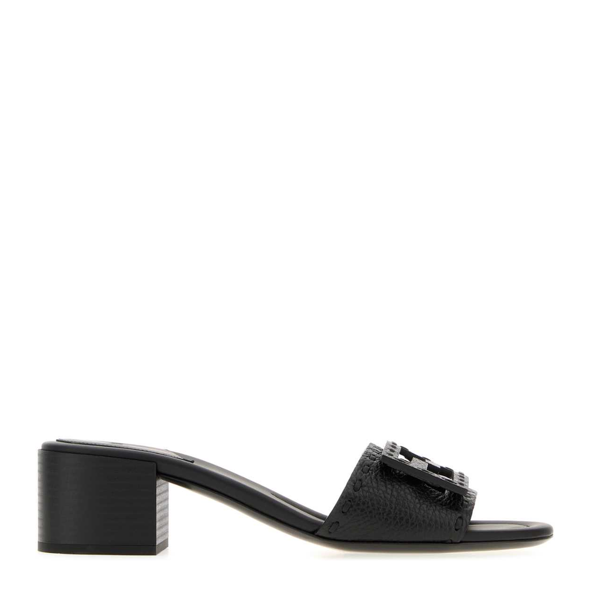 MAYFEYR - Fendi - Black Leather Baguette Sandals - 8R8862AQY2F0QA1