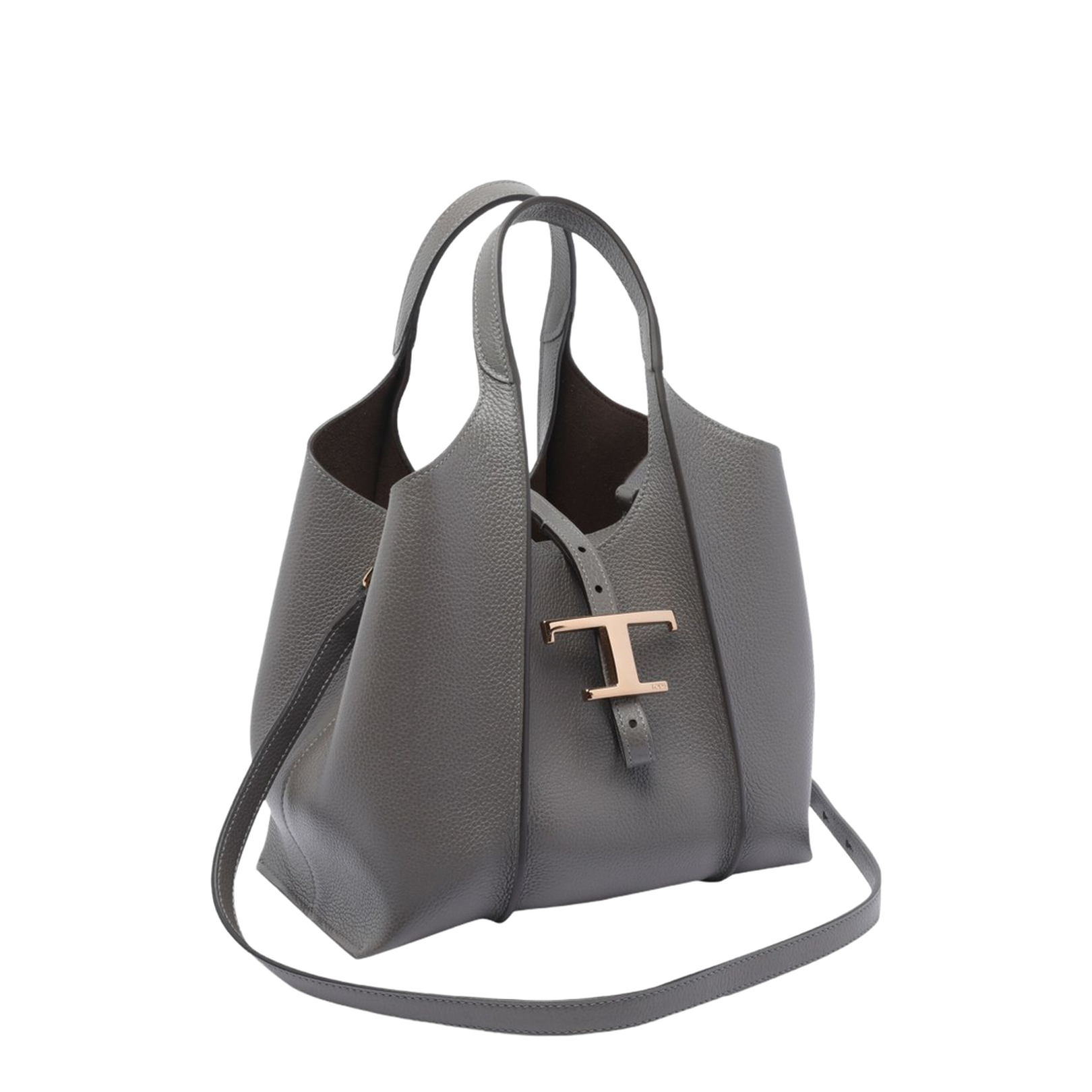 T Timeless Shopping Bag in Leather Mini