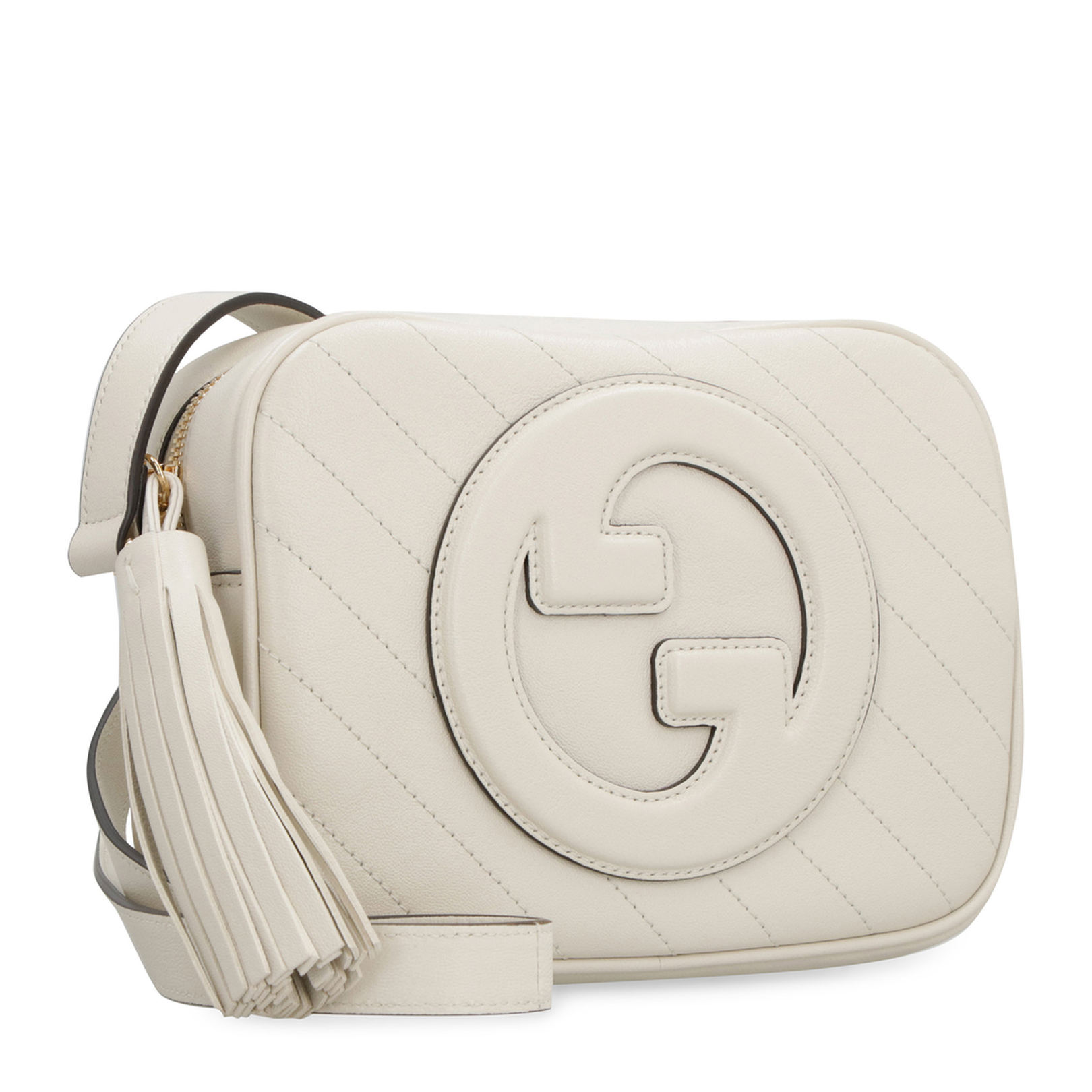 GG Marmont Leather Camera Bag - Cream