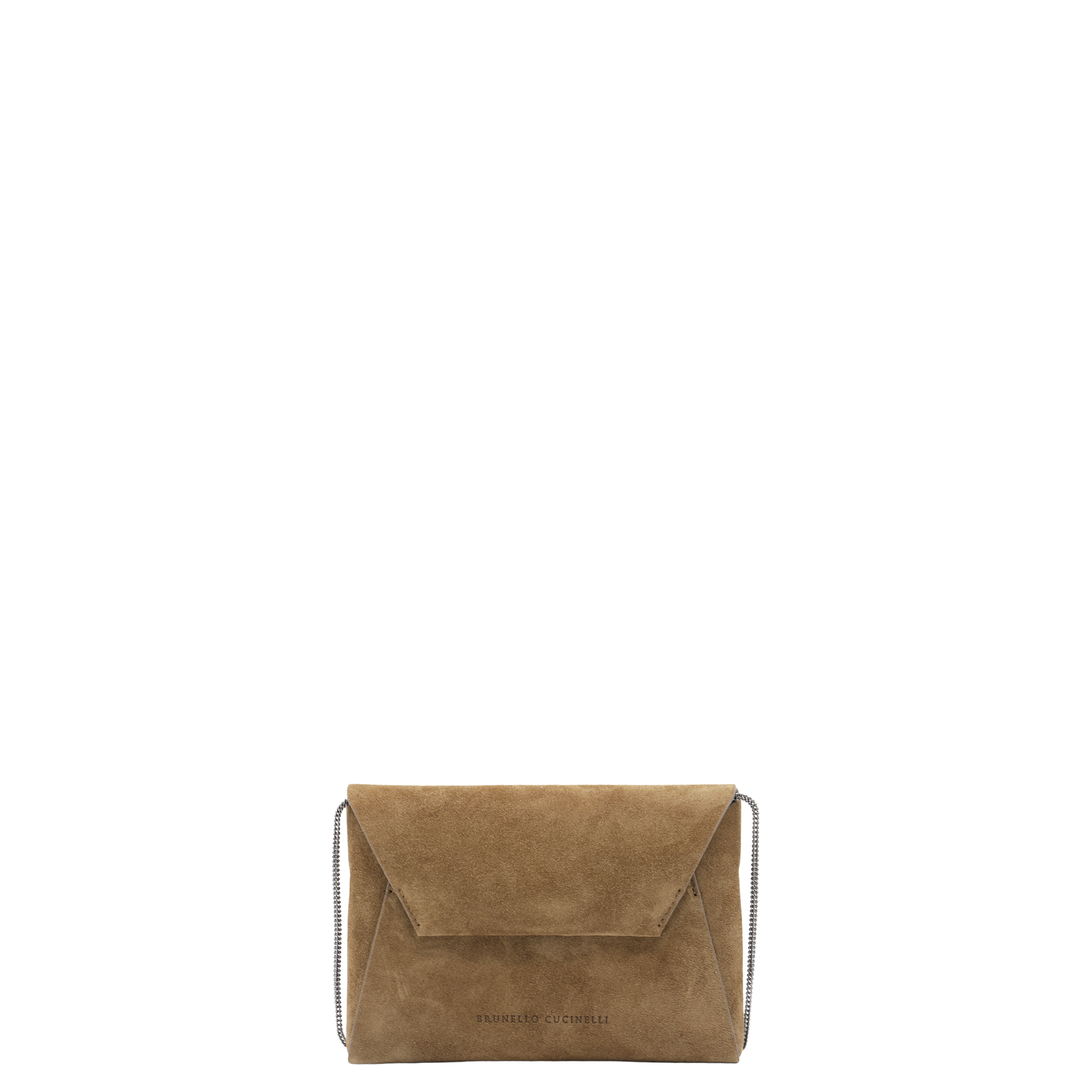 Suede Clutch Bag