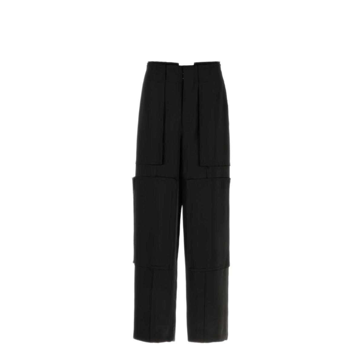 MAYFEYR - Maison Margiela - Black Satin Wide Leg Pant - S67KA0089M35852900