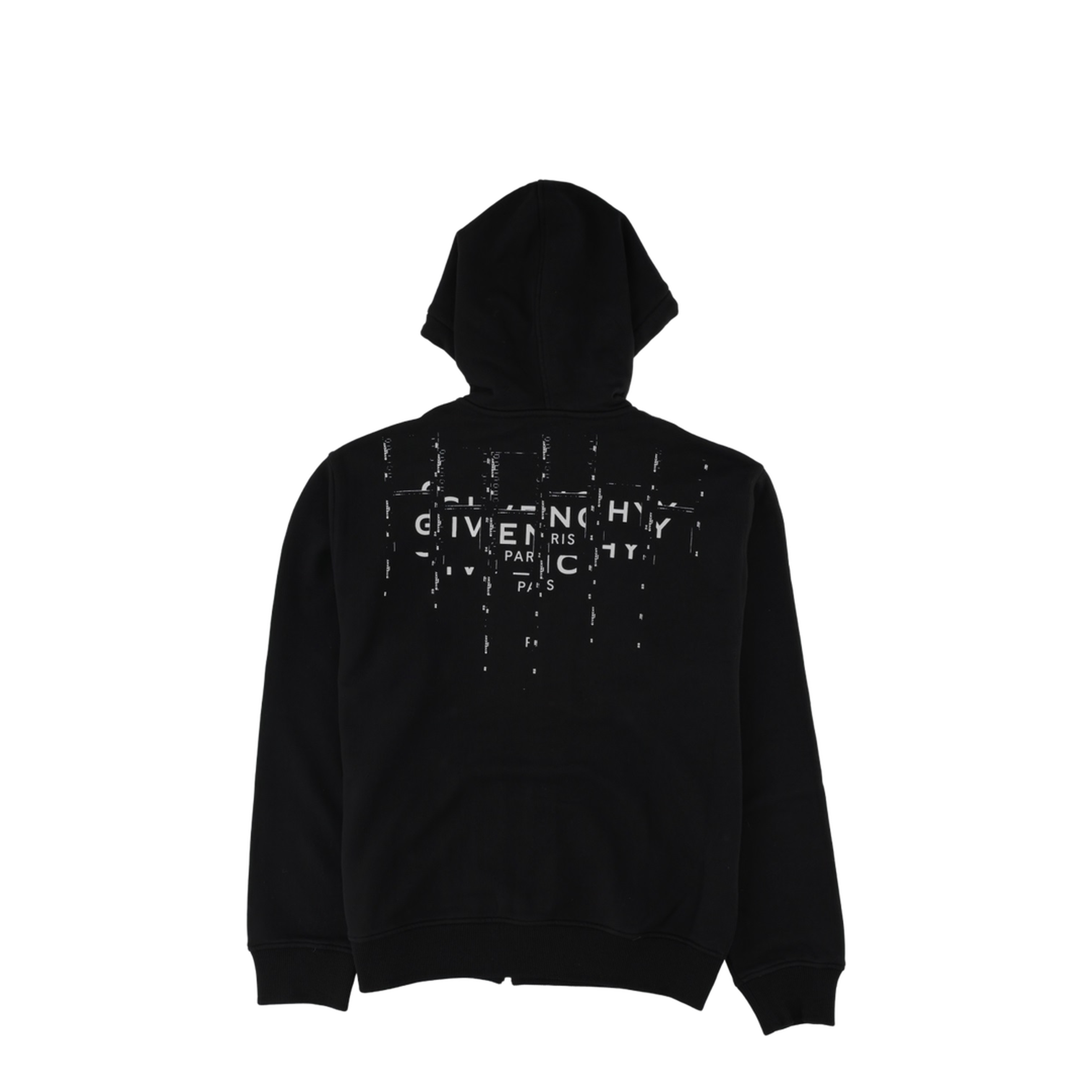 Hooded Cotton Sweatshirt In Black