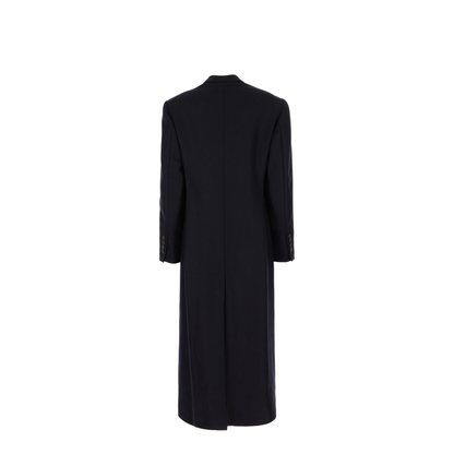 Midnight Blue Wool Coat