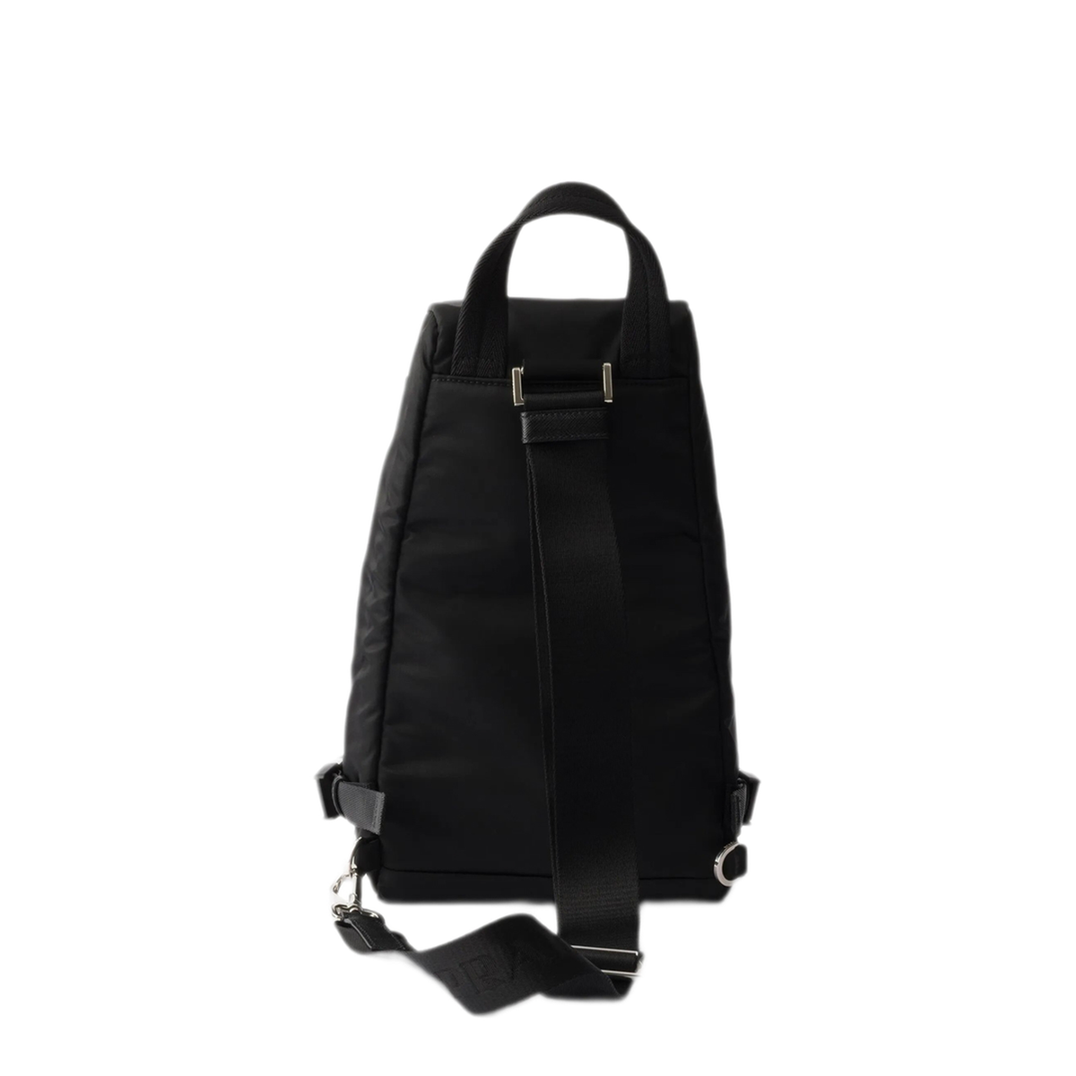 Triangle Logo Re-Nylon Backpack - Nero