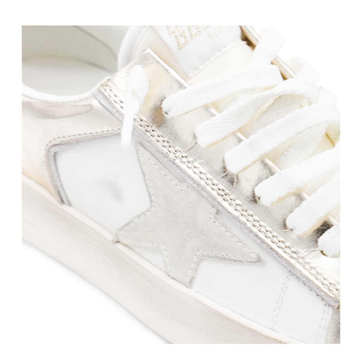 Lace-Up Flat Sneakers