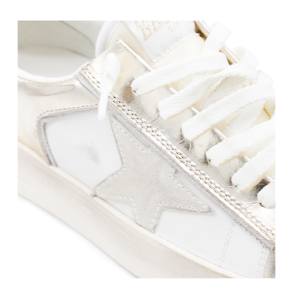 Lace-Up Flat Sneakers