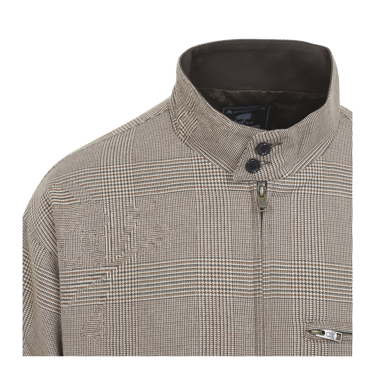 MAYFEYR - MASTERMIND JAPAN - Glen Check Harrington Jacket - MJ26EE2BL019101GLEN