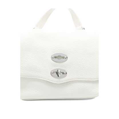 Postina Daily Baby Leather Handbag White