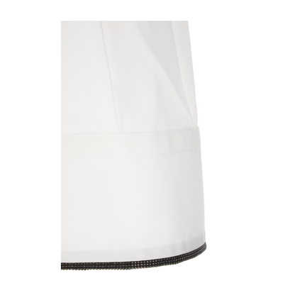 Shiny Cuff Detail Cotton Shirt