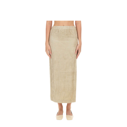 MAYFEYR - Alysi - Velvet Skirt - 154031A4216SAND