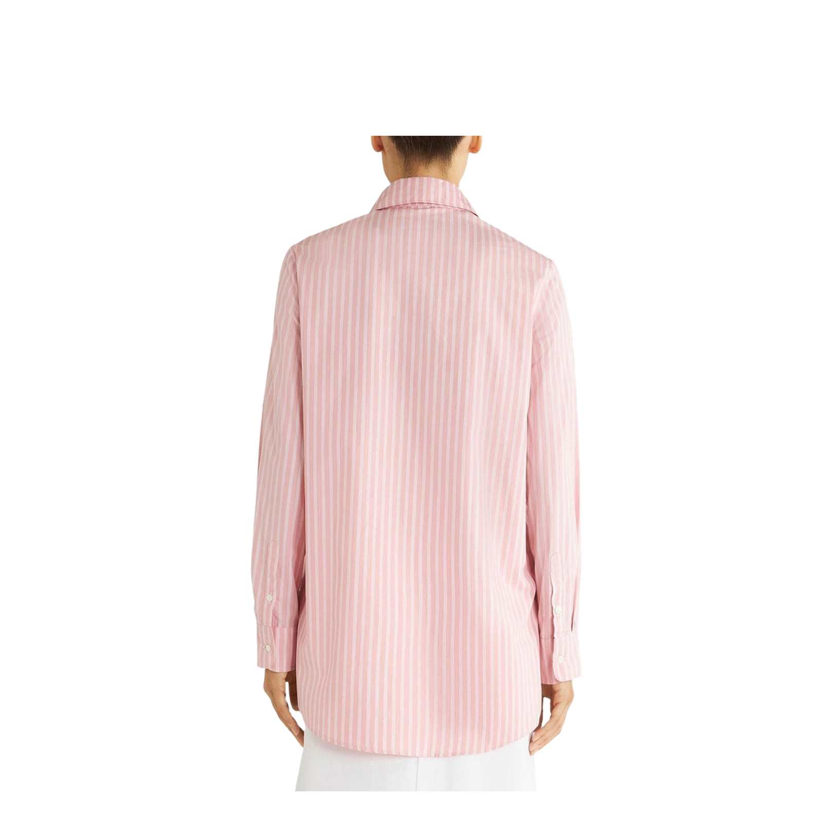 Embroidered-logo Striped Shirt