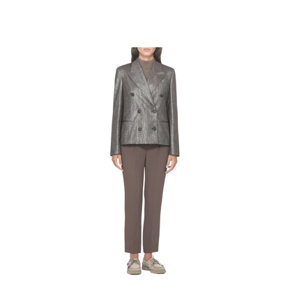 Lurex Blazer - Brown