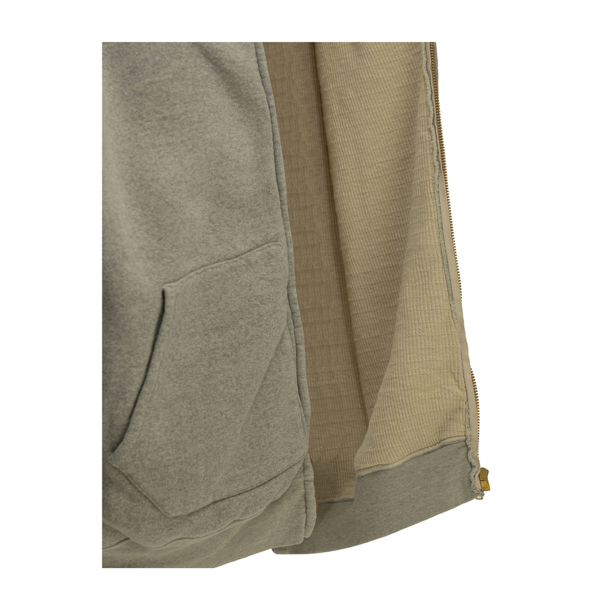 MAYFEYR - A.Presse - Vintage Parka Zip Up Sweatshirt - 26AAP0515GRAY