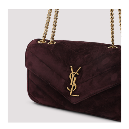MAYFEYR - Saint Laurent - Lou Lou Suede Shoulder Bag - 801437AAEY6
