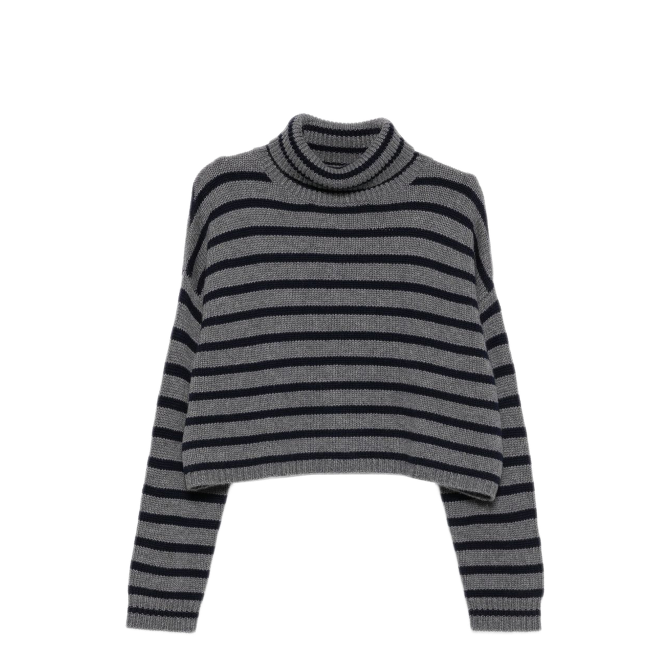 MAYFEYR - Lisa Yang - Dark Grey Roll Neck Sweater - 2026465RN