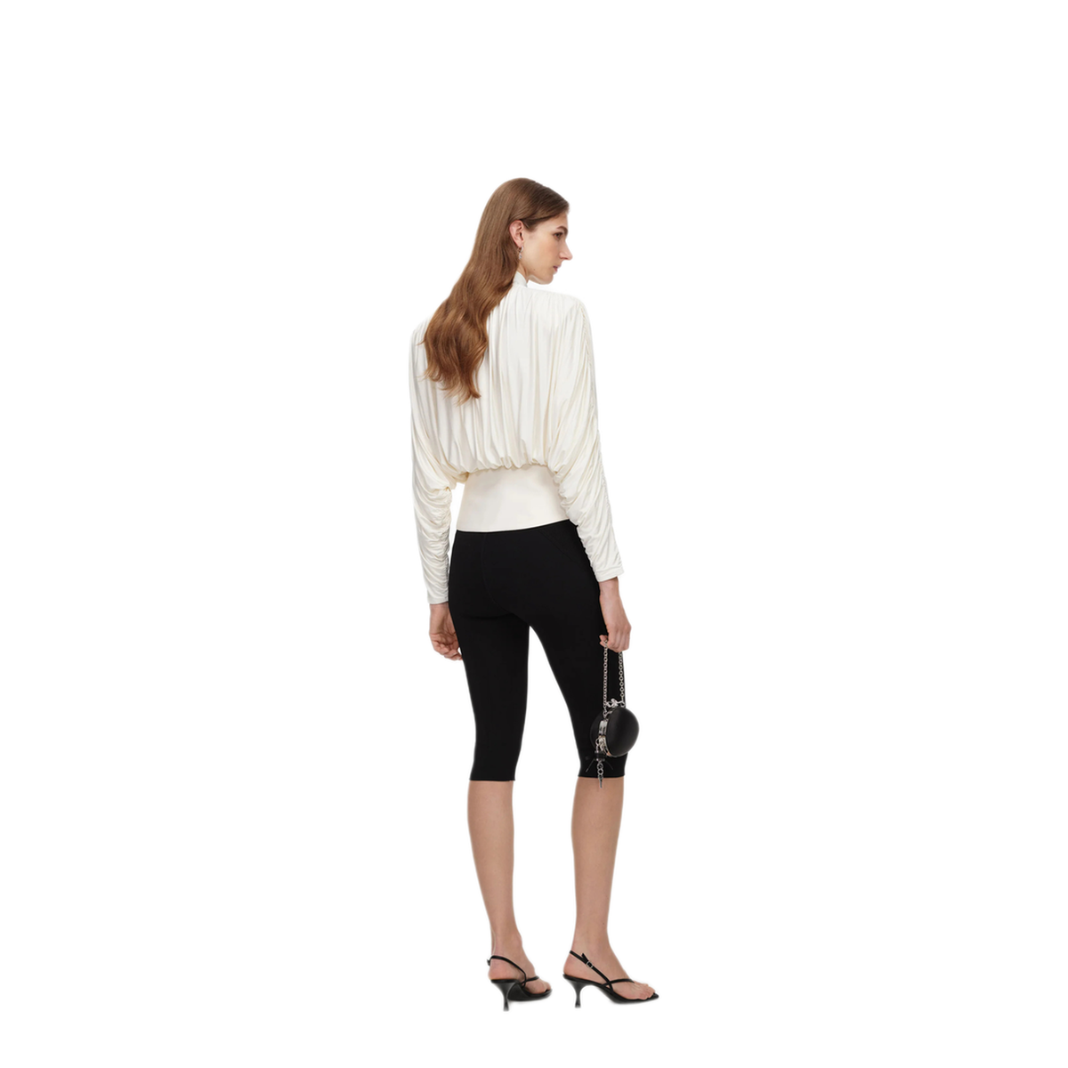 Jersey Top With Knotted Collar