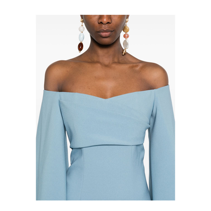MAYFEYR - Solace London - Clear Blue Dresses - OS39001SLATEBLUE