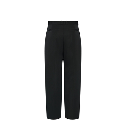 Zev Pant Black in Virgin Wool