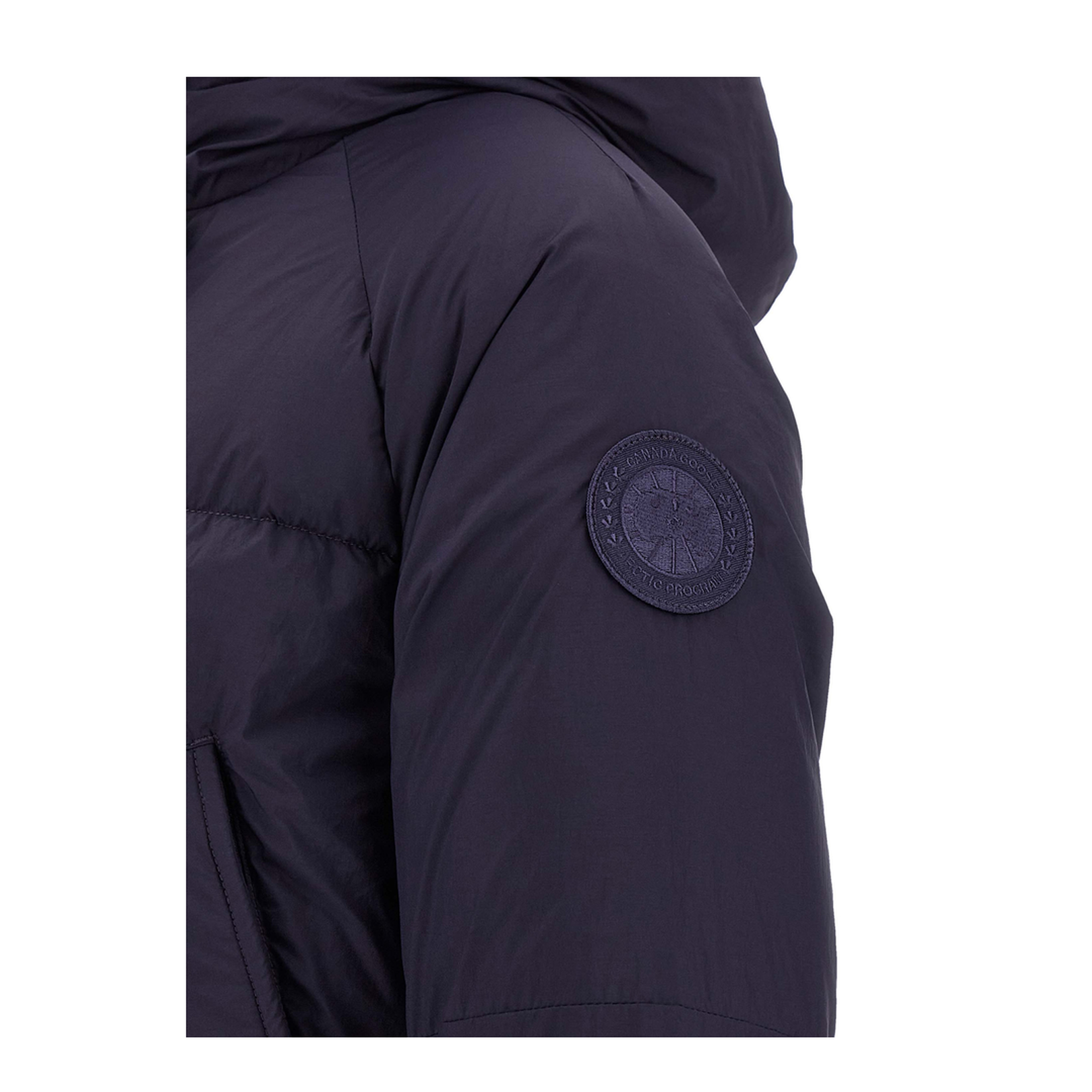Cropped Down Jacket with Hood