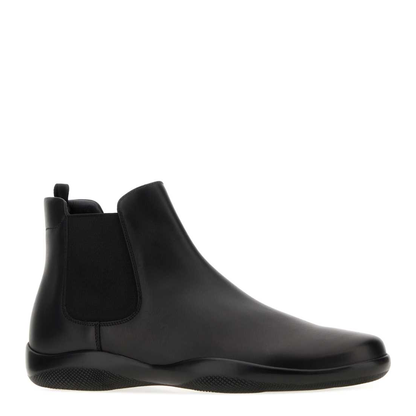 MAYFEYR - Prada - Black Leather Ankle Boots - PS1186FD001070F0002