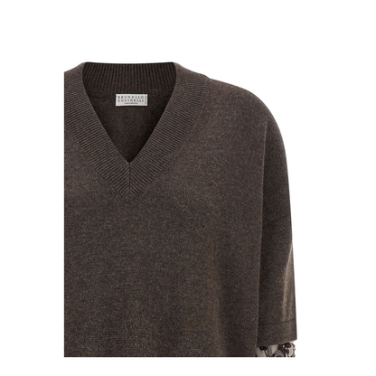 V-Necked Sweater