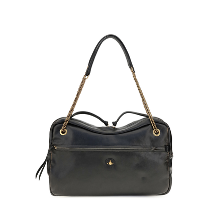 MAYFEYR - Vivienne Westwood - Large Dolce Textured Leather Shoulder Bag - 4601000JWL00EN