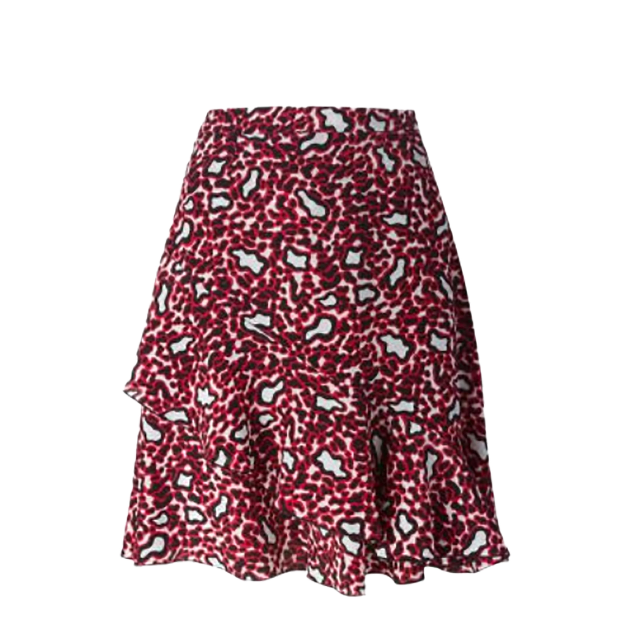 MAYFEYR - Stella Mccartney - Leopard Skirt Red - 381593SEA726443