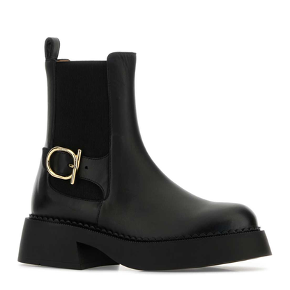 MAYFEYR - Ferragamo - Detailed Chunky Sole Boots - 01K325784725NERBISNER