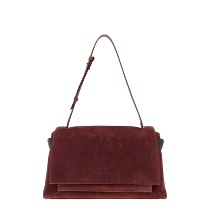 MAYFEYR - Brunello Cucinelli - Burgundy Suede Shopping Bag - MBDLB2816PC4187
