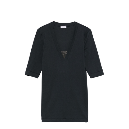 Cotton V-Necked Top
