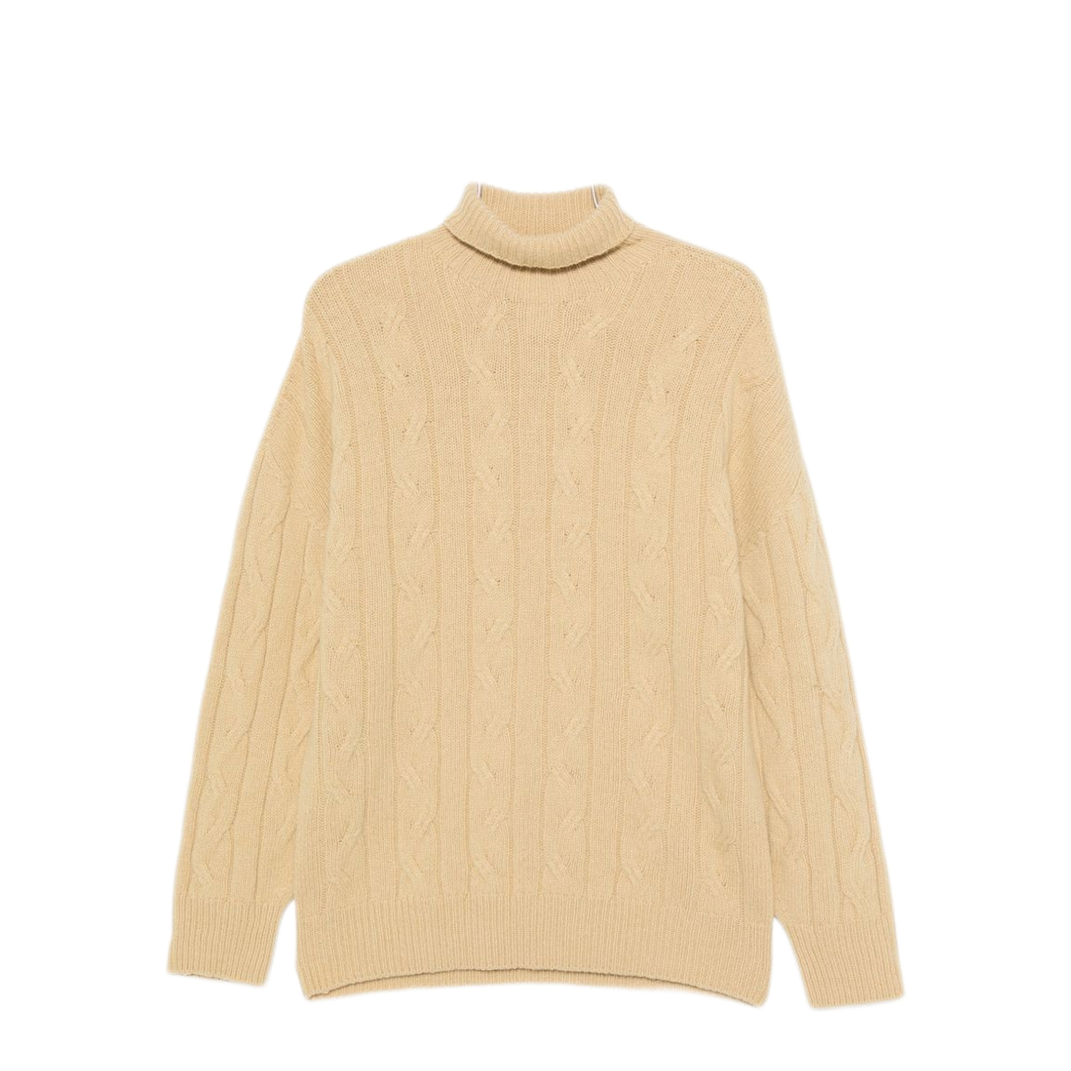 MAYFEYR - Alysi - Yellow Wool Cashmere Crewneck Sweater - 266480A6223ZEN