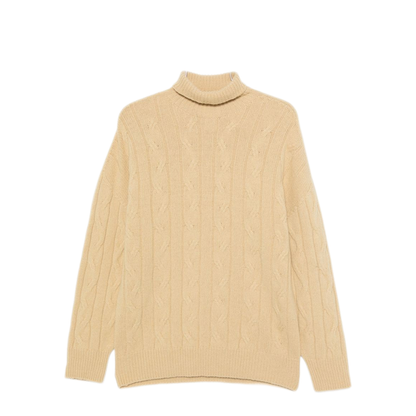 MAYFEYR - Alysi - Yellow Wool Cashmere Crewneck Sweater - 266480A6223ZEN