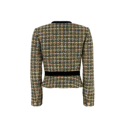 Multicolored Blazer with Bows
