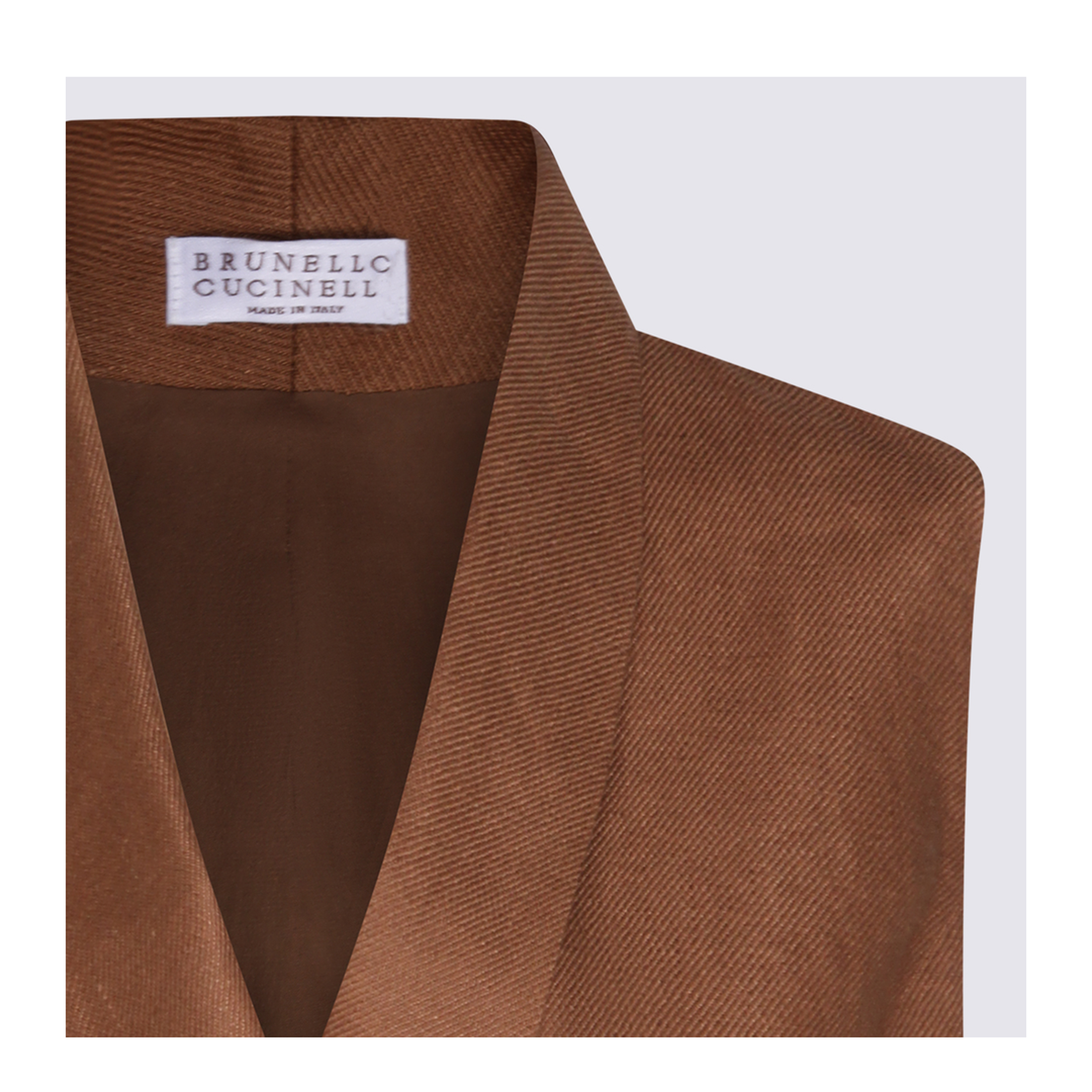 Women's Linen Top Brown