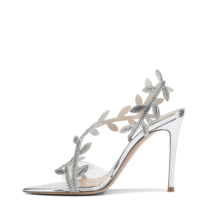MAYFEYR - Gianvito Rossi - Crystal Flavia 105Mm Heeled Sandals - G3244815RICGBMTRSS