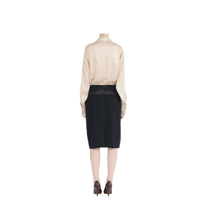 Four Stitches Midi Skirt