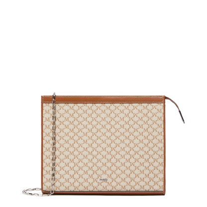 Cotton Jacquard Medium Pouch