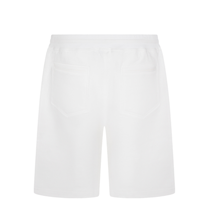 Techno Cotton Fleece Bermuda Shorts White