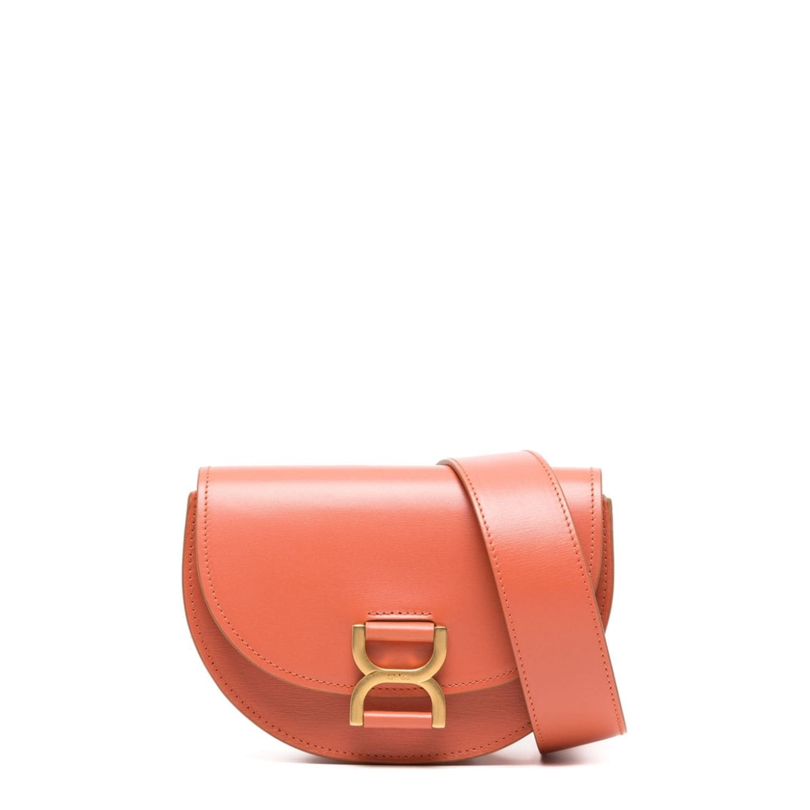 Chloé Orange Mini Marcie Crossbody Bag