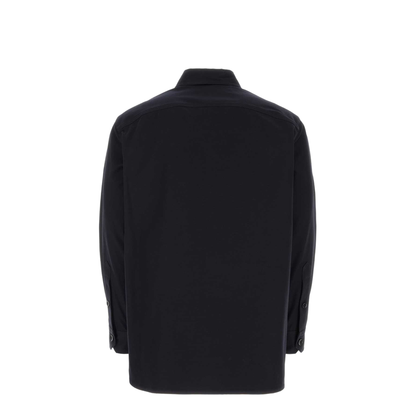 Midnight Blue Stretch Cotton Shirt