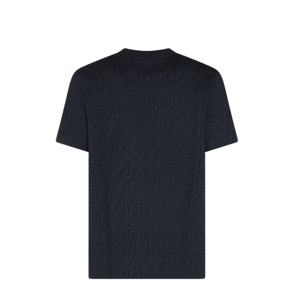 MAYFEYR - Fendi - Deep Blue Cotton T-Shirt - FY0936AUR1F0QA2