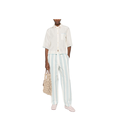 MAYFEYR - Forte Forte - Trousers Clear Blue - 14820MYPANTSPLUME